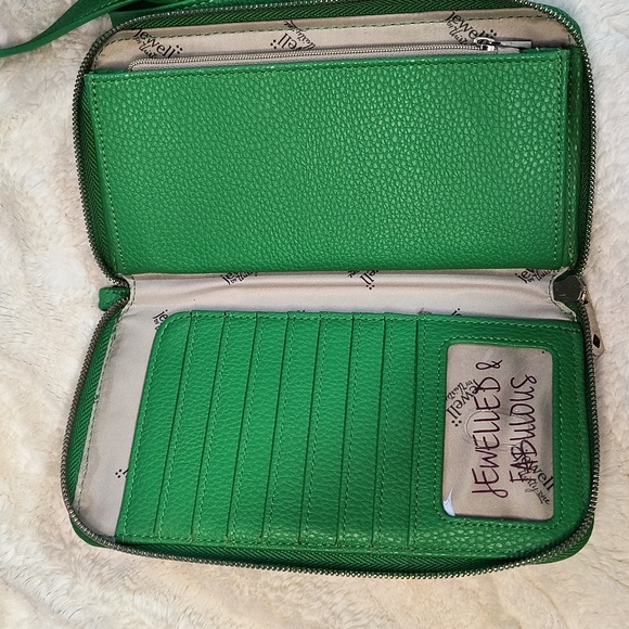 Jewell Cross Body Purse w/ Clutch Wallet - Picture 6 of 10